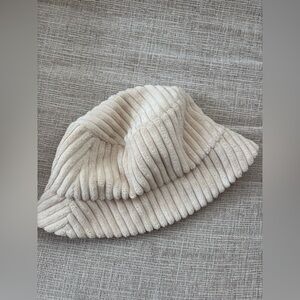 H&M Y2k Wide Chunky Corduroy Bucket Hat Woman’s Size Large